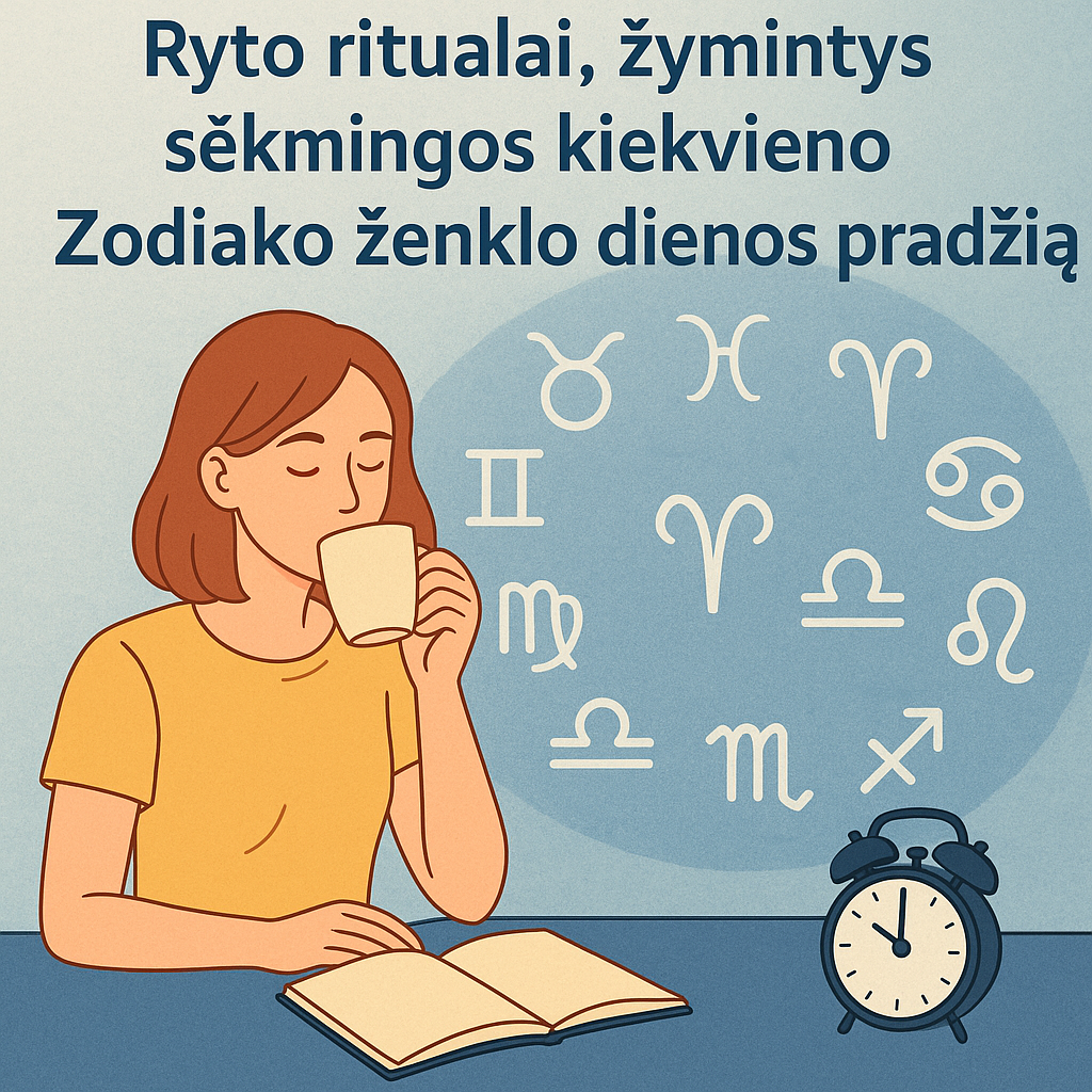 Ryto ritualai, žymintys sėkmingos kiekvieno Zodiako ženklo dienos pradžią